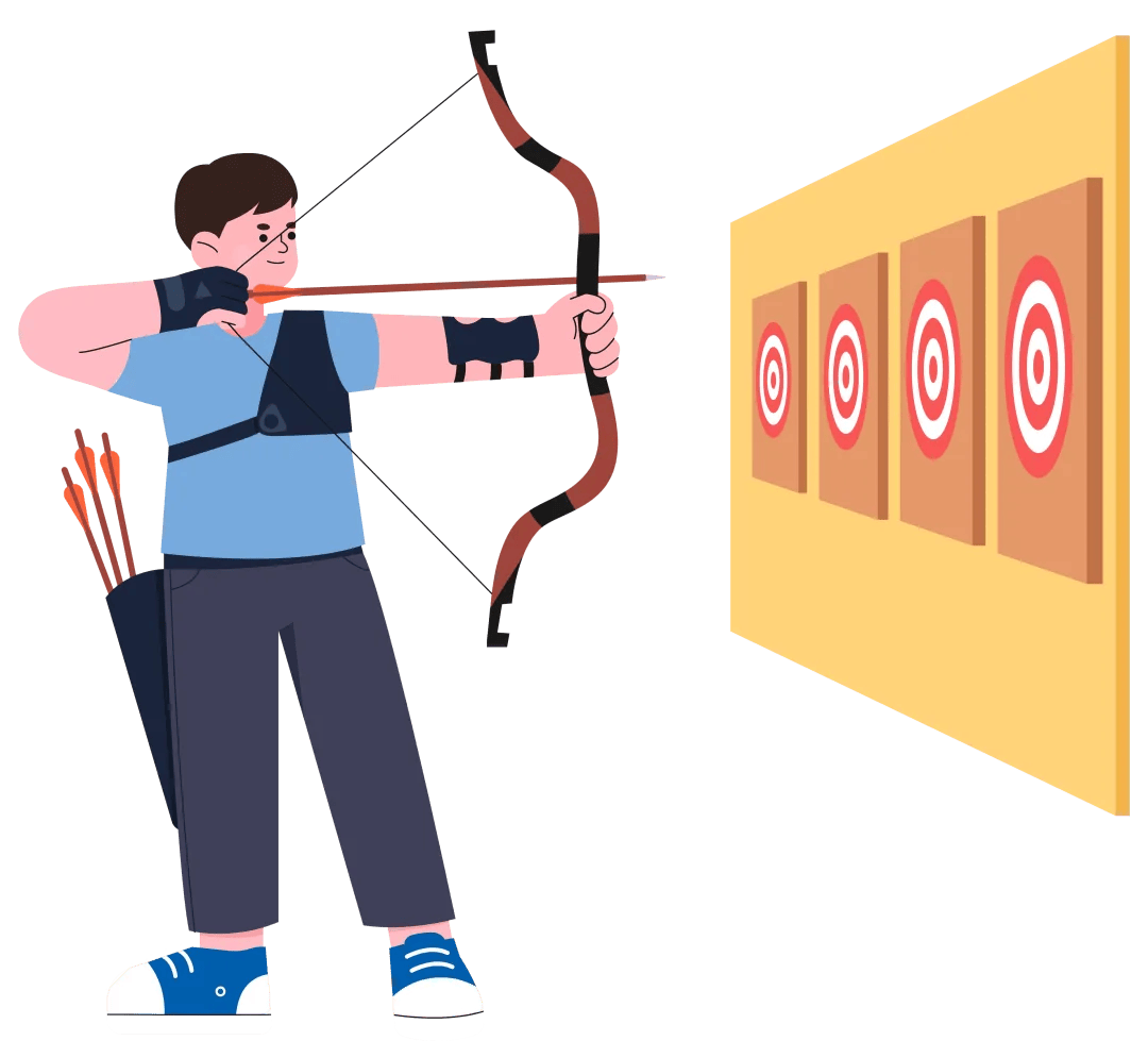 关于射箭比赛竞技激烈，箭矢穿云破风的信息